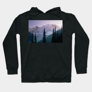 Mt Rainier As Seen At Sunrise Mt Rainier National Park Hoodie